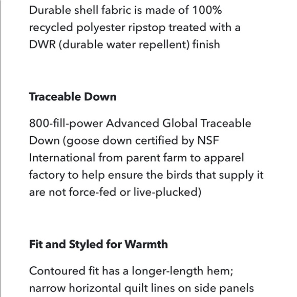 800 fill Down Sweater | Puffy Jacket | Sky Blue - Picture 5 of 5